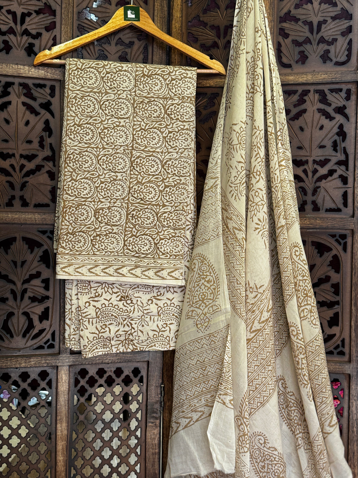 Bagh Handblock Cotton Suit