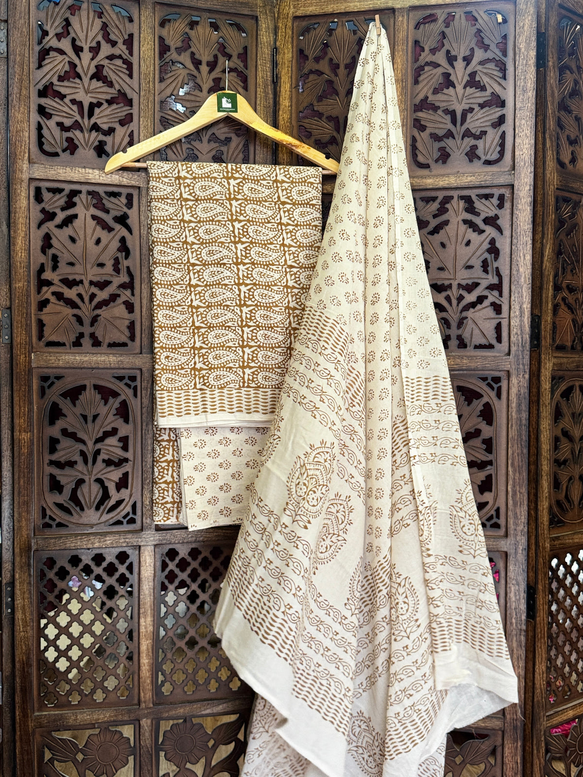 Bagh Handblock Cotton Suit