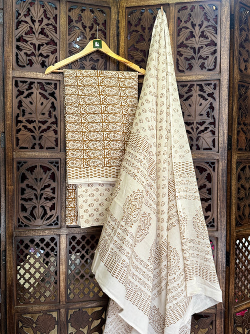 Bagh Handblock Cotton Suit