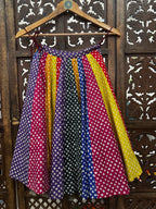 MULTI BANDHANI KIDS SKIRT RAAS'25