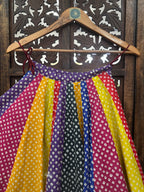 MULTI BANDHANI KIDS SKIRT RAAS'25