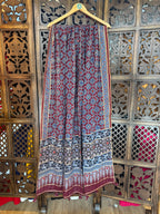 MAROON HANDCRAFTED AJARKH DUPATTA - 2 HANDMADEAHOLIC BY MISHKA