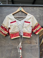 RED BANDHANI CHANIYA CHOLI HANDMADEAHOLIC BY MISHKA