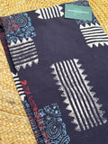 NATURAL AJRAKH HANDBLOCK FABRIC