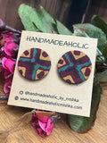 BROWN COTTON STUD HANDMADEAHOLIC BY MISHKA