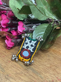 BOHO BLACK RECTANGLE RING HANDMADEAHOLIC BY MISHKA