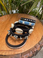 BLACK AND GREY BANGLES HANDMADEAHOLIC BY MISHKA