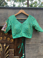 TORTOISE BLOUSE WITH BROWN SKIRT HANDMADEAHOLIC BY MISHKA