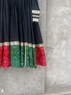 BLACK COLOR FULL GAIR INDIAN WEDDING GOWN - handmadeaholicmishka