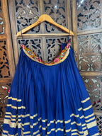 DARK BLUE LAMPI SKIRT RAAS'25 HANDMADEAHOLIC BY MISHKA