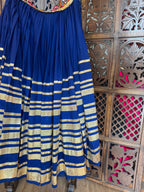 DARK BLUE LAMPI SKIRT RAAS'25 HANDMADEAHOLIC BY MISHKA