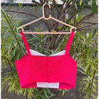 PINK LAHERIYA SPAGHETTI BLOUSE HANDMADEAHOLIC BY MISHKA
