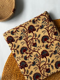 NATURAL AJRAKH HANDBLOCK COTTON FABRIC