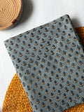 NATURAL AJRAKH HANDBLOCK COTTON FABRIC