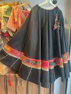 BLACK BANJARA SKIRT HANDMADEAHOLIC BY MISHKA