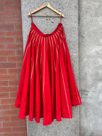 RED KALI LACE SKIRT HANDMADEAHOLIC BY MISHKA