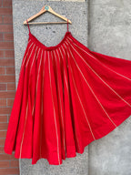 RED KALI LACE SKIRT HANDMADEAHOLIC BY MISHKA