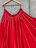 RED KALI LACE SKIRT HANDMADEAHOLIC BY MISHKA