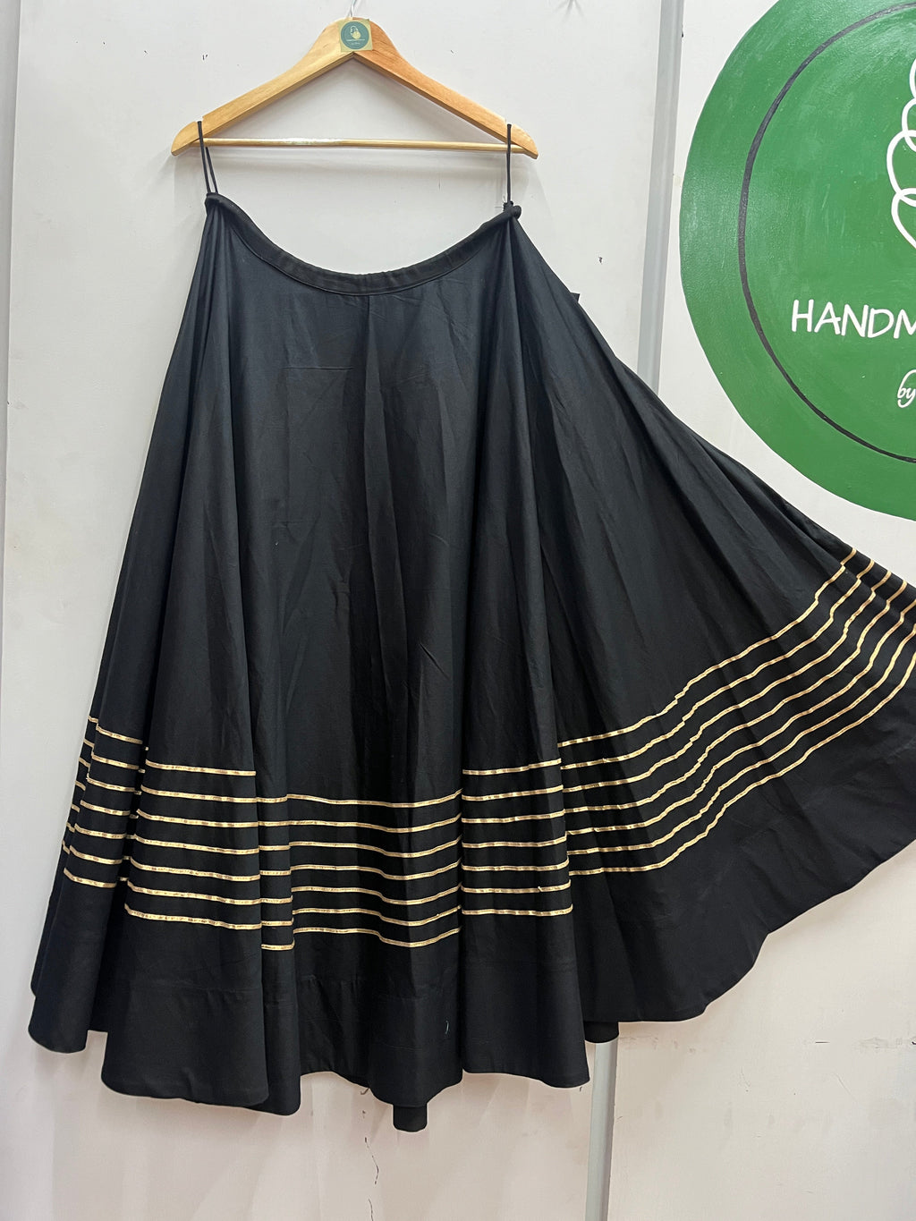 BLACK AND RED, GREEN BANDHANI CHANIYA CHOLI HANDMADEAHOLIC BY MISHKA