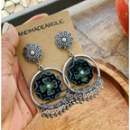 BLUE AJARAKH LONG JUMKHA HANDMADEAHOLIC BY MISHKA