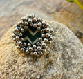 Green Ghunghroo Ring