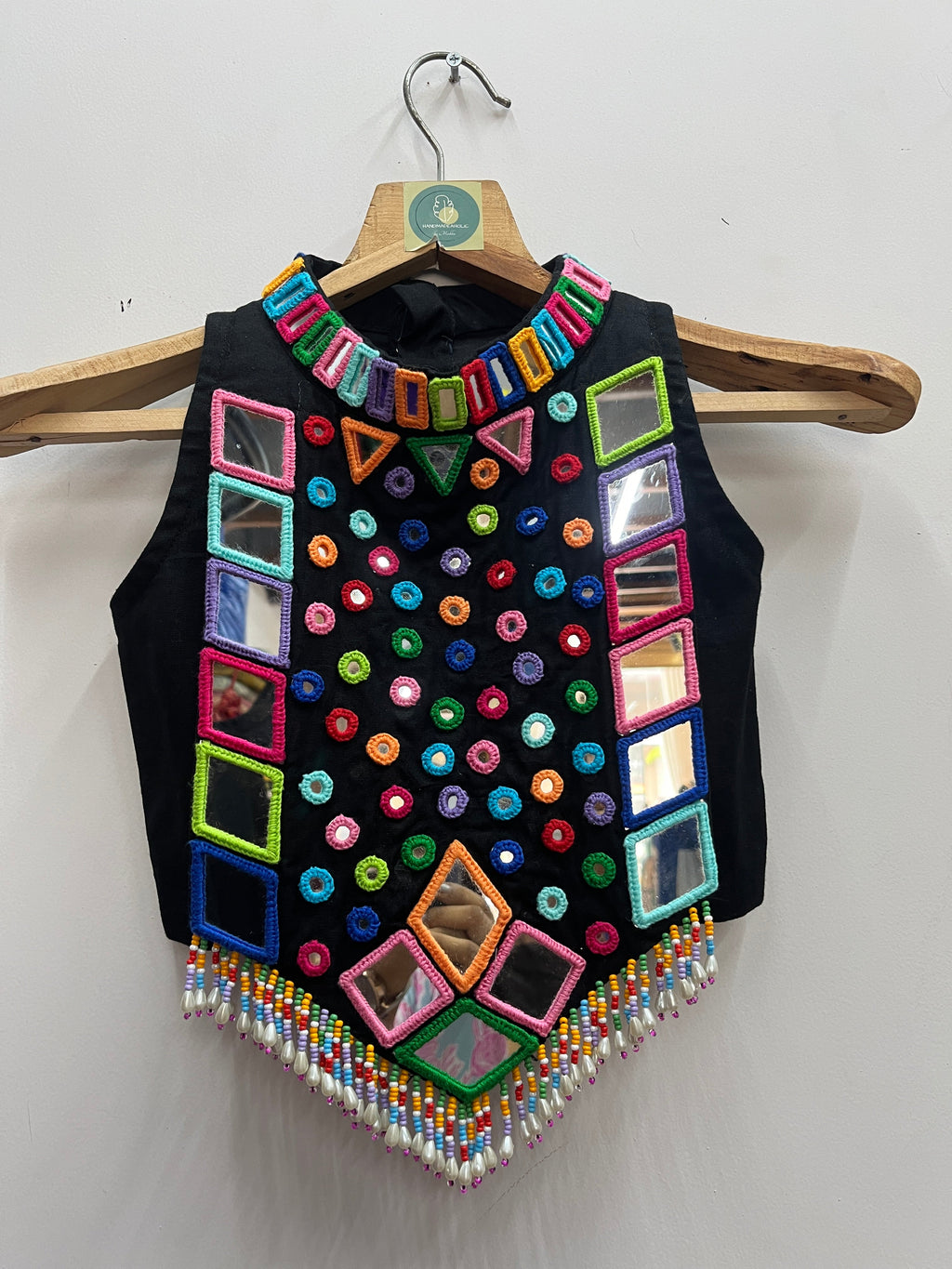 BLACK KIDS BLOUSE HANDMADEAHOLIC BY MISHKA