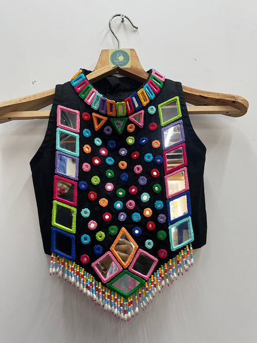 BLACK KIDS BLOUSE HANDMADEAHOLIC BY MISHKA