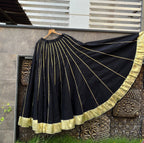 BLACK AND BLACK CHANIYA CHOLI HANDMADEAHOLIC BY MISHKA