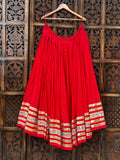 Red Badla Skirt Raas'26