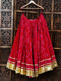 PINK BANDHANI SKIRT'26
