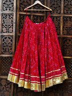 PINK BANDHANI SKIRT'26