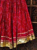 PINK BANDHANI SKIRT'26