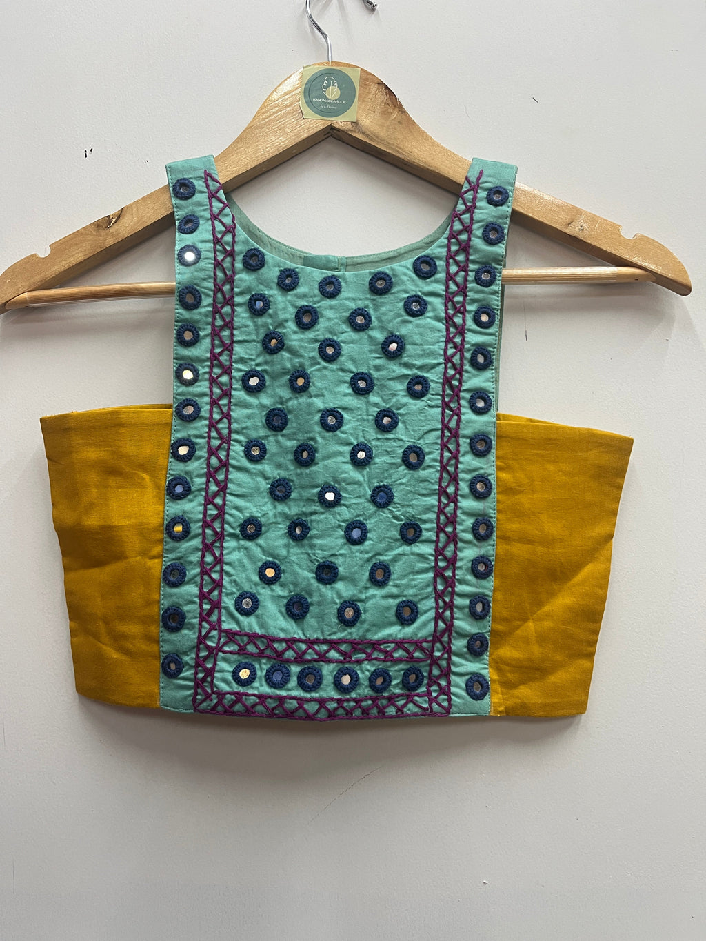 MULTI KALI MULMUL COTTON  KIDS CHOLI HANDMADEAHOLIC BY MISHKA