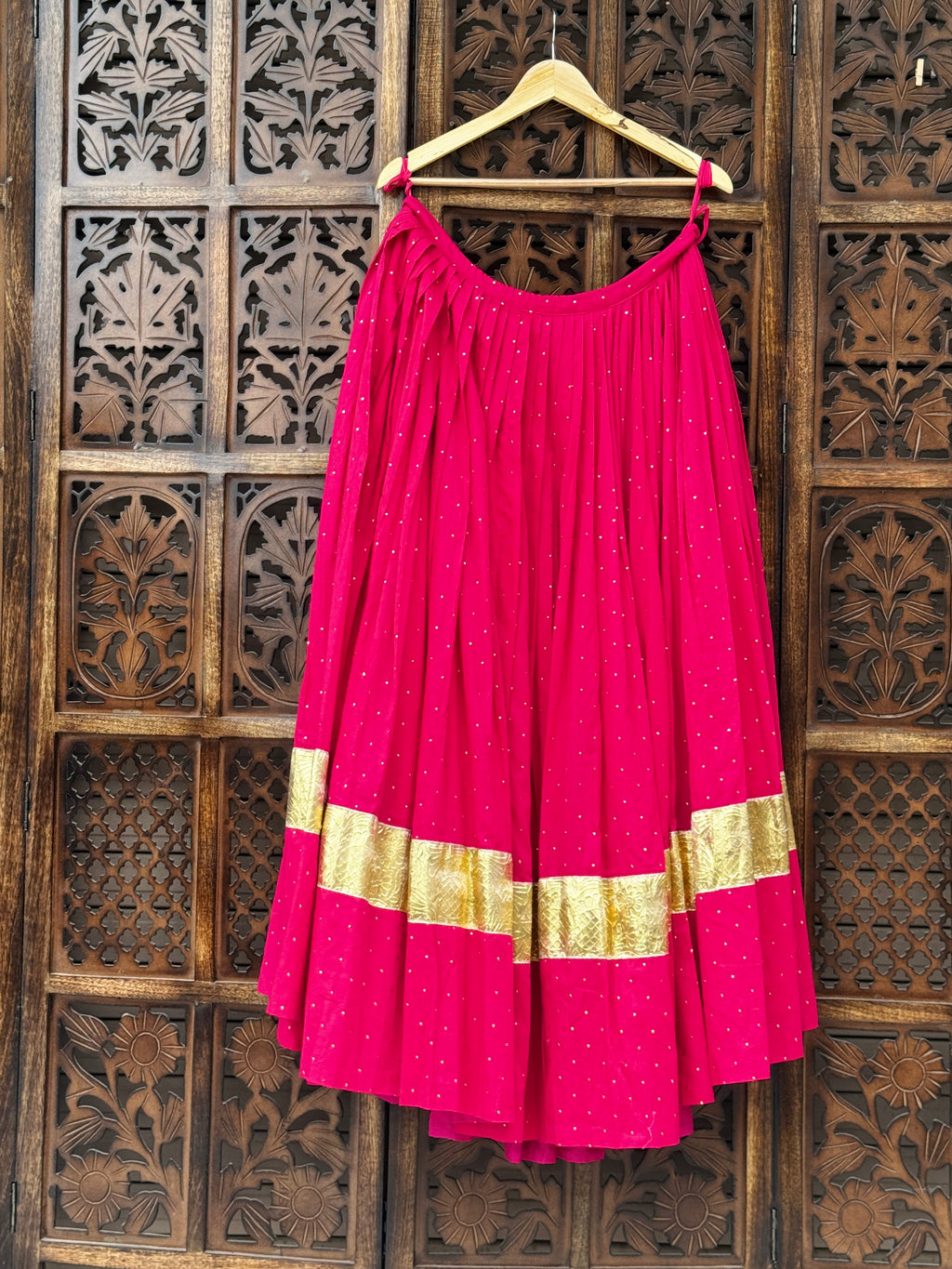 Pink Badla Skirt Raas'26