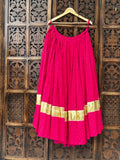 Pink Badla Skirt Raas'26