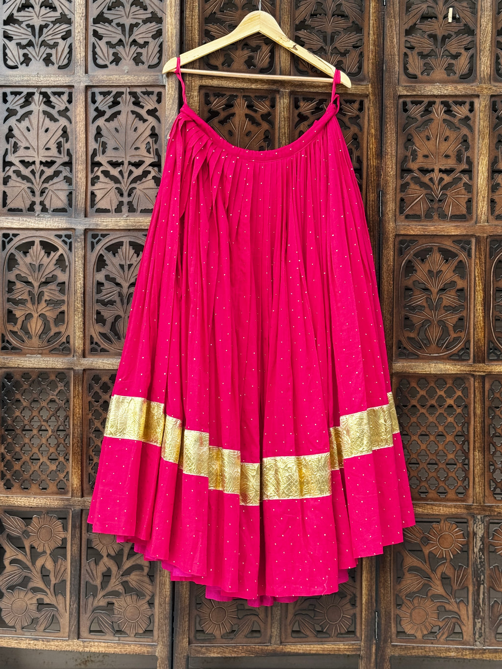 Pink Badla Skirt Raas'26