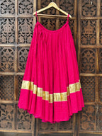 Pink Badla Skirt Raas'26