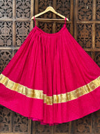 Pink Badla Skirt Raas'26