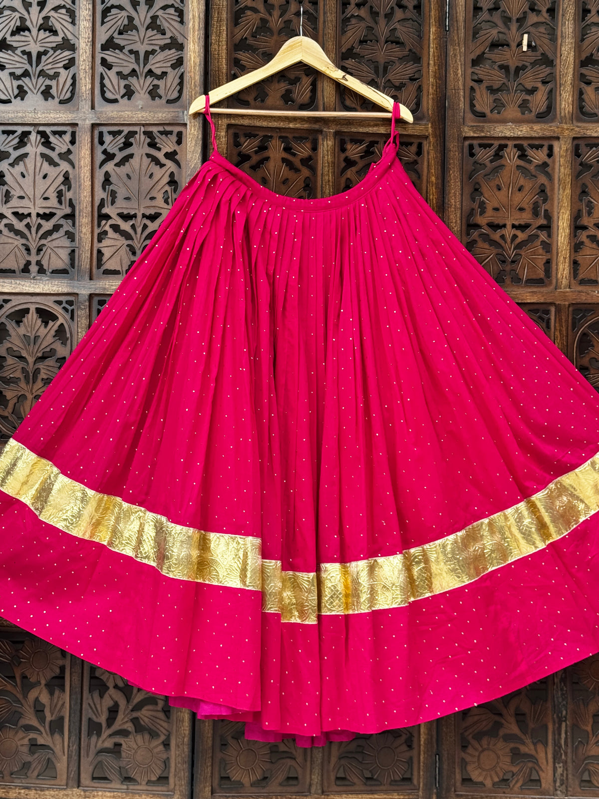 Pink Badla Skirt Raas'26