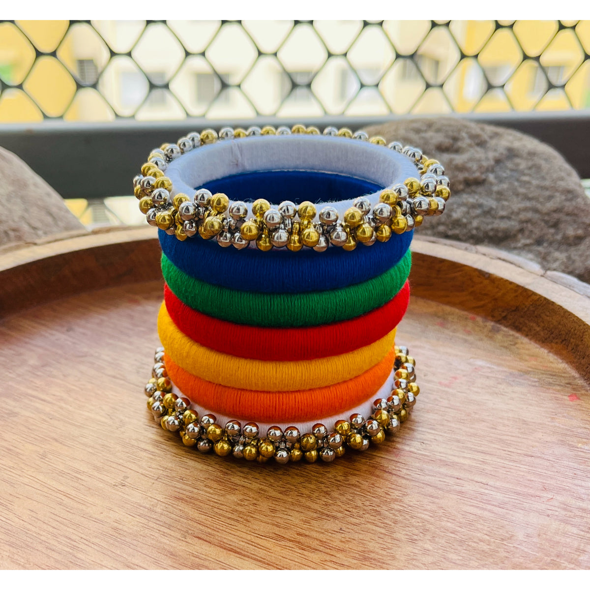 RAINBOW BANGLE HANDMADEAHOLIC BY MISHKA