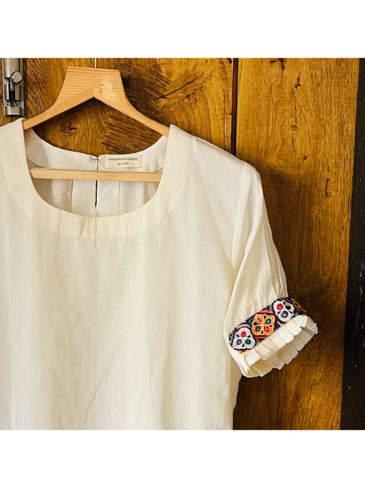 BOHO A-LINE FRILL KURTIES HANDMADEAHOLIC BY MISHKA