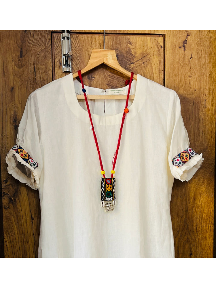 BOHO A-LINE FRILL KURTIES HANDMADEAHOLIC BY MISHKA
