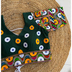 GREEN HATHBHARAT BLOUSE HANDMADEAHOLIC BY MISHKA