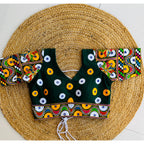 GREEN HATHBHARAT BLOUSE HANDMADEAHOLIC BY MISHKA