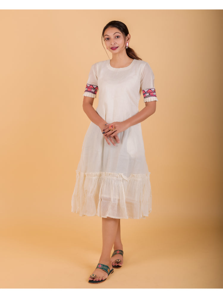 BOHO A-LINE FRILL KURTIES HANDMADEAHOLIC BY MISHKA
