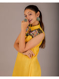 BOHO YELLOW A-LINE KURTIES HANDMADEAHOLIC BY MISHKA