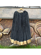 BLACK LAHERIYA SKIRT HANDMADEAHOLIC BY MISHKA
