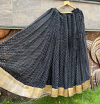 BLACK LAHERIYA SKIRT HANDMADEAHOLIC BY MISHKA