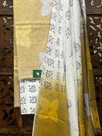 Saffron Bloom Hand-Block Cotton Suit Set HANDMADEAHOLIC BY MISHKA