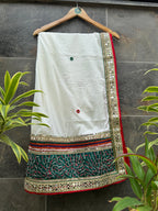 Off-White Varajana Dupatta HANDMADEAHOLIC BY MISHKA